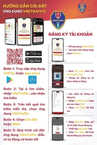 CSGT hướng dẫn cài app VNeTraffic để nhận phạt nguội, nộp phạt nhanh chóng
