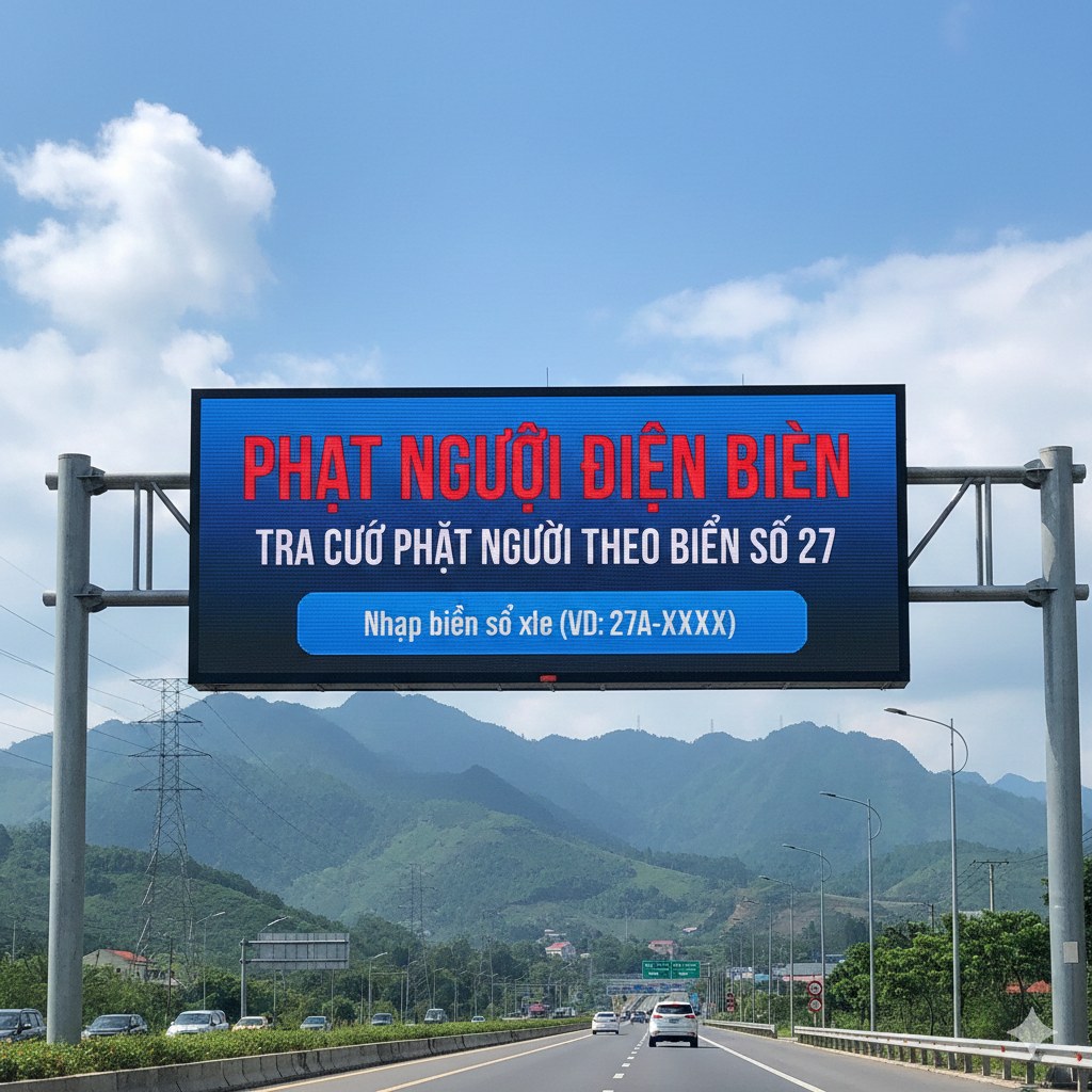 Phạt nguội Điện Biên – Tra cứu phạt nguội theo biển số 27 nhanh và chính xác