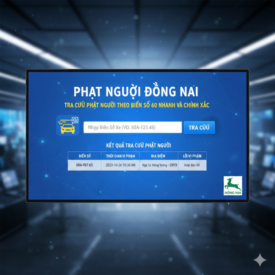 Phạt nguội Đồng Nai – Tra cứu phạt nguội theo biển số 60 nhanh và chính xác