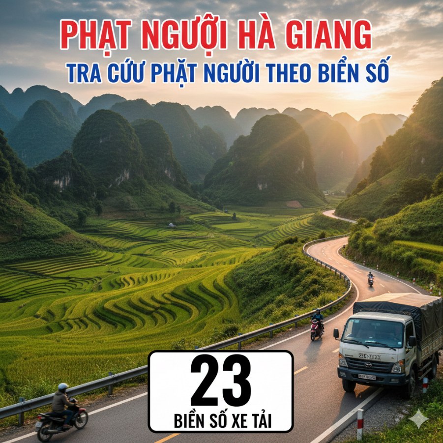 Phạt nguội Hà Giang – Tra cứu phạt nguội theo biển số 23 nhanh và chính xác