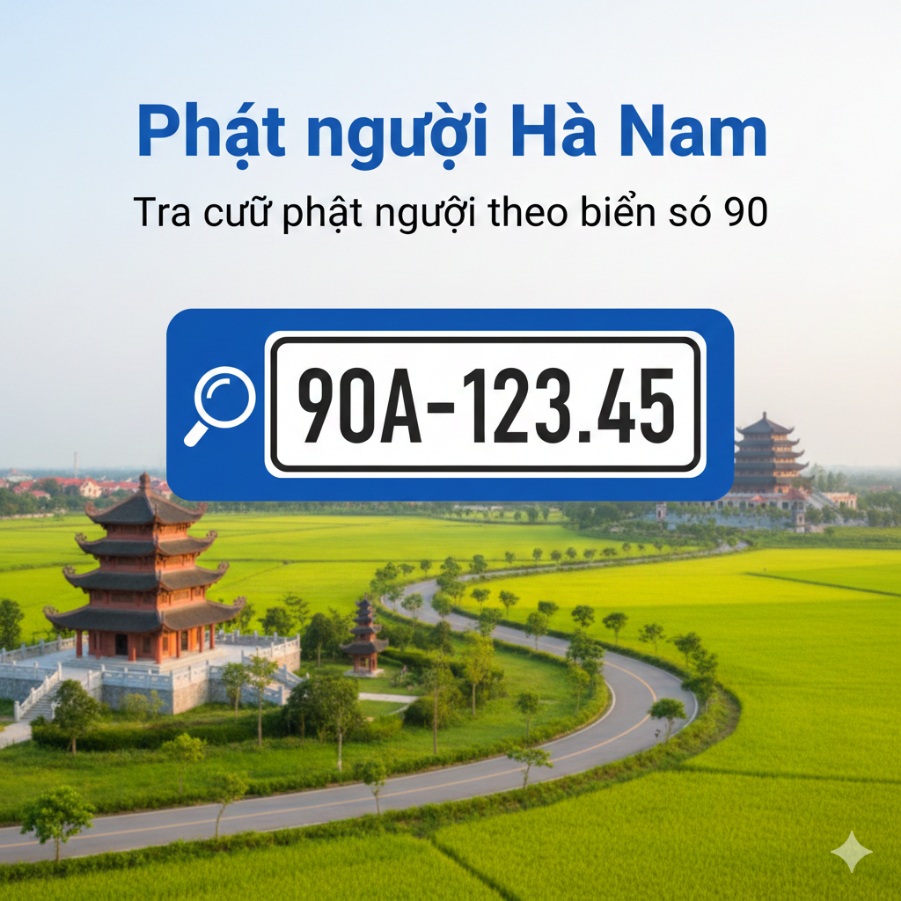 Phạt nguội Hà Nam – Tra cứu phạt nguội theo biển số 90 nhanh và chính xác