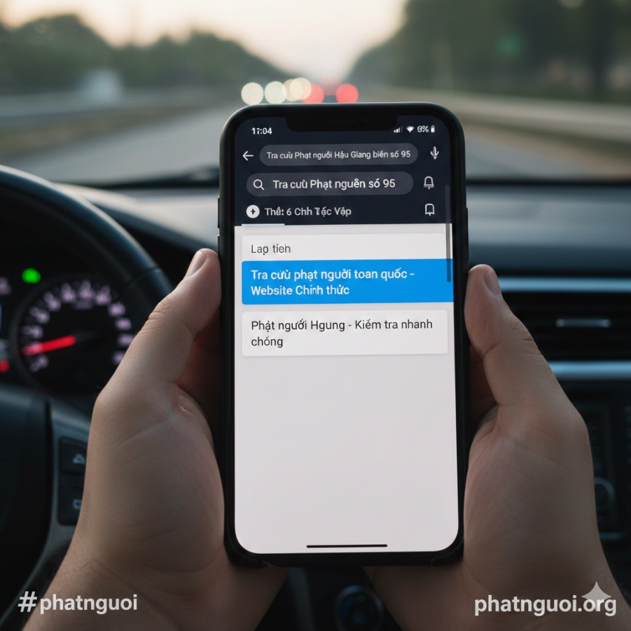 Phạt nguội Hậu Giang – Tra cứu phạt nguội theo biển số 95 nhanh và chính xác