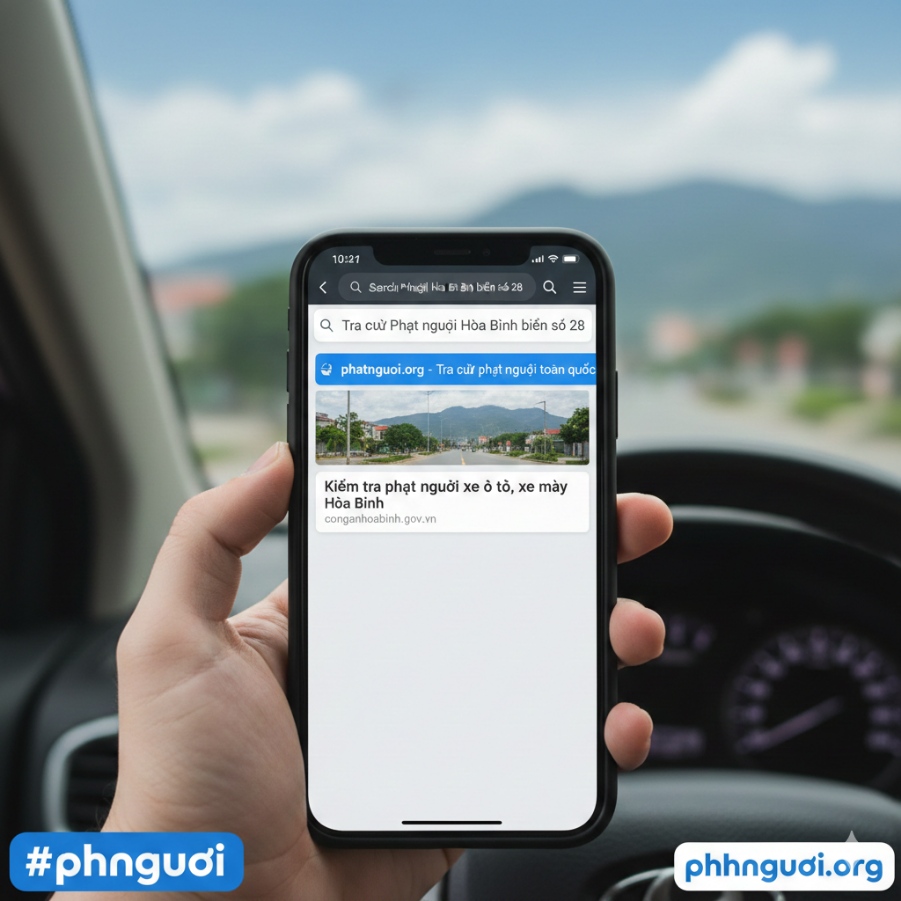 Phạt nguội Hòa Bình – Tra cứu phạt nguội theo biển số 28 nhanh và chính xác