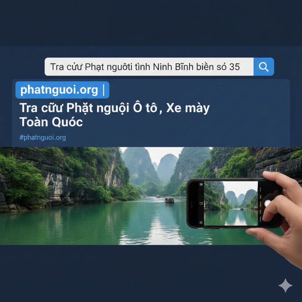 Phạt nguội Ninh Bình – Tra cứu phạt nguội biển số 35 tại TP Ninh Bình và các tuyến du lịch