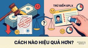 Phạt nặng hay trừ điểm GPLX – Cách nào hiệu quả hơn trong quản lý giao thông?