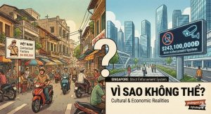 Vì sao Việt Nam không thể áp mức phạt giao thông như Singapore?