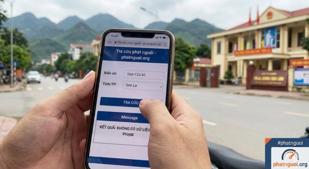 Phạt nguội Sơn La – Tra cứu phạt nguội theo biển số 26 tại khu vực Tây Bắc