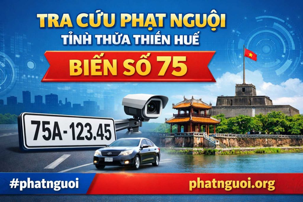 Phạt nguội Thừa Thiên Huế – Tra cứu phạt nguội theo biển số 75 chính xác