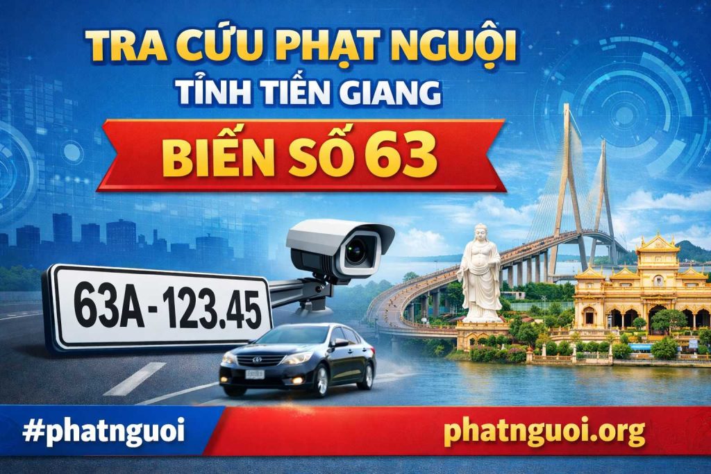 Phạt nguội Tiền Giang – Tra cứu phạt nguội theo biển số 63 chính xác